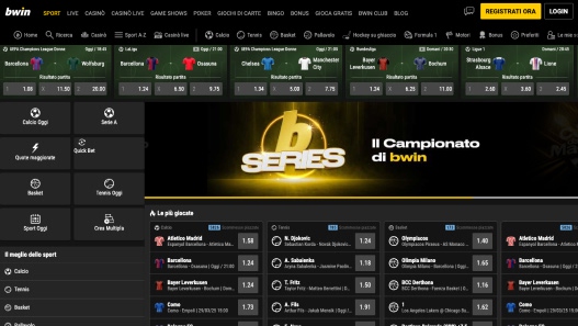 Bwin Casino immagine dello schermo