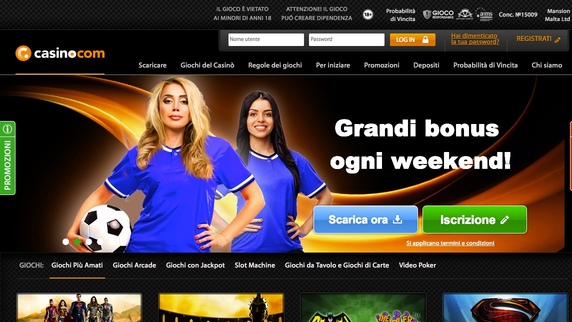 Casino.Com immagine dello schermo