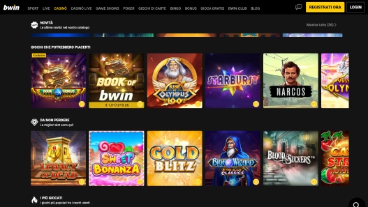 Bwin Casino immagine dello schermo