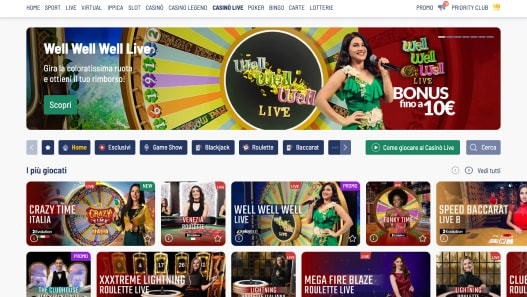 Eurobet Casino immagine dello schermo