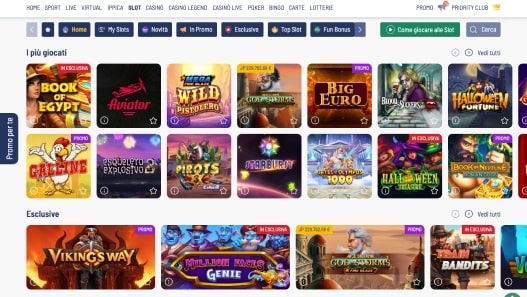Eurobet Casino immagine dello schermo
