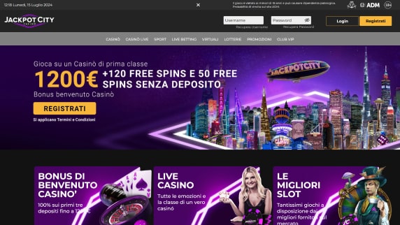 JackpotCity Casino immagine dello schermo